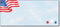 Painted American Flag Decorative Mailing Envelopes - #10 Business Letter Size - 80 Patriotic Envelopes