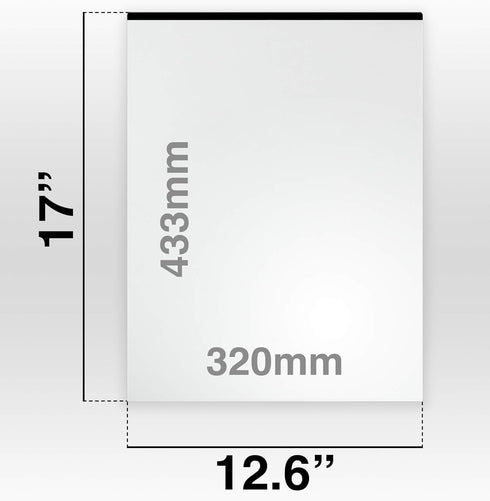 plustek A3 A2 Scanner Carrier Sheet (Scan by Folding) - Protects Flimsy, Wrinkled or Torn Papers, for Old Blueprint