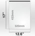 plustek A3 A2 Scanner Carrier Sheet (Scan by Folding) - Protects Flimsy, Wrinkled or Torn Papers, for Old Blueprint