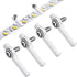 Mudder 200 Pieces LED Strip Light Clips Mounting Bracket Fixing, One Side
