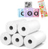 TecoHikee 5 Rolls Kids Camera Paper Roll Refill - HD kids camera instant