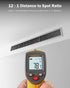Infrared Thermometer: Digital Laser Non-Contact Surface Temperature Gun for Measuring Cooking Food, Pizza Oven, Grill