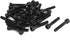 uxcell M5 x 30mm Alloy Steel Hex Socket Head Cap Screws - 30 Pcs Black