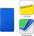 Spiral Notebook, 6Pcs Small Notebooks, Pocket Notebook, 3" x 5", Top-Spiral Notepads, 75 Sheets Per Notebook
