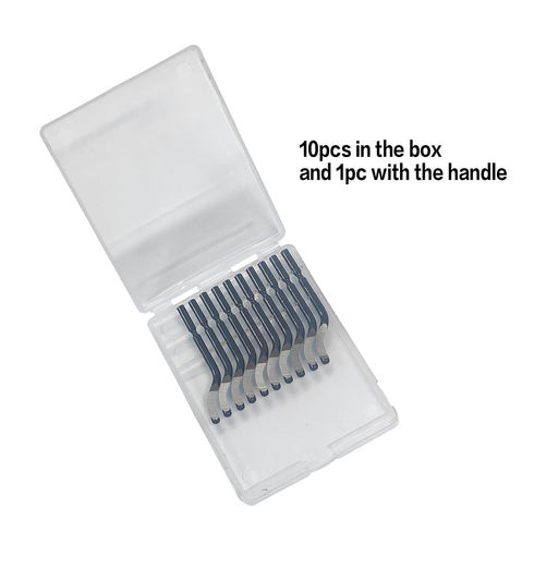 Deburring Tool Kit with 11pcs HSS Blades, Deburring Tool for Metal, Resin, Plastic, Wood, Aluminum
