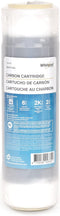 Whirlpool Granular Activated Carbon Replacement Water Filter WHKF-GAC, 10" x 2.5", Reduces Chlorine & Odor