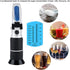 VGVGV Brix Refractometer, Handheld Alcohol Refractometer Sugar Brix Alcohol Alcoholometer Sugar Meter Refratometer