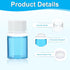 PATIKIL 8 Pcs 20ml Translucent White Reagent Bottles, PET Small Mouth Round Bottles with Screw Cap for Lab Storage