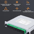 2-Pack 1x8 Cassette SCAPC PLC Fiber Optic Splitter Card Inserting, Optic Fiber Splitter for Home Wiring, LAN, Network