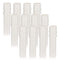 Helunsi 4 inch Chandelier Candle Sleeves, 12 Pack White Plastic Candle Light Socket