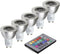 OMTO GU10 3W RGB Color Changing Spotlight, Dimmable, with IR Remote Control, Pack of 5