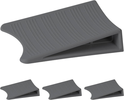Original Patented Door Stoppers, Optish Non Slip Rubber Door Stop Wedge for Carpet, Hardwood, and Tile