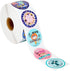 Juvale Bible Verse Sticker Roll, 1.5 in Multicolor Round Christian Stickers for Kids, 1000 Scripture Decals