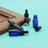 20-Pack 10 ml Glass Dropper Bottle Set, Amber and Blue Glass Bottles with Dropper