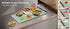 3 26" Okan Silicone Electric Food Warming Tray, Fast Full Surface Heating with Timer, Portable Rollable Versatile