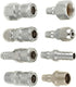 8Pcs Coupling Connector Set, 1/2 Pneumatic Air Compressor Hose Quick Coupler Plug Socket