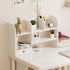 Cute Bookshelf for Desk - Kawaii Desk Organizer with Drawer, Office Desk Organizers and Accessories Storage, Home Decor