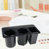 DimyFew 3 Desk Side Storage Organizer Box under Desk Organizer Portable Makeup Holder Modern Easy Install Box