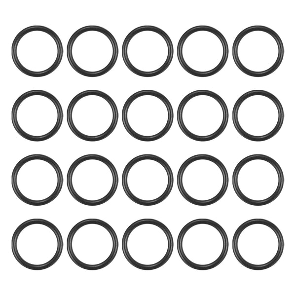 MECCANIXITY Nitrile Rubber O Ring, 0.51" OD 0.39" ID 0.06" Width NBR Sealing Gasket Washer for Faucet Plumbing (20)