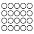 MECCANIXITY Nitrile Rubber O Ring, 0.51" OD 0.39" ID 0.06" Width NBR Sealing Gasket Washer for Faucet Plumbing (20)