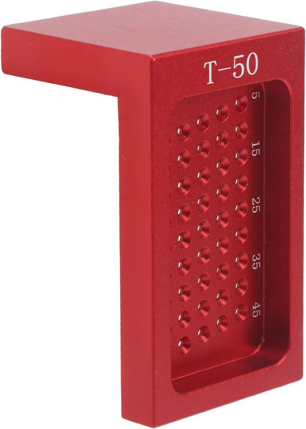 Woodworking Scriber - Aluminum Alloy Saddle L Square Ruler, Precision Tool with Metric Scale