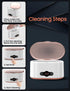 20OZ Ultrasonic Jewelry Cleaner 45KHz with 5 Timer Modes, 600ML Stainless Steel Cleaner for Jewelry and Eyeglasses