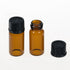 ALWSCI 5 ML Glass Vials - 100 Pack, 18x40 mm Amber Liquid Sampling Bottles, Leak-Proof with Black Screw Cap