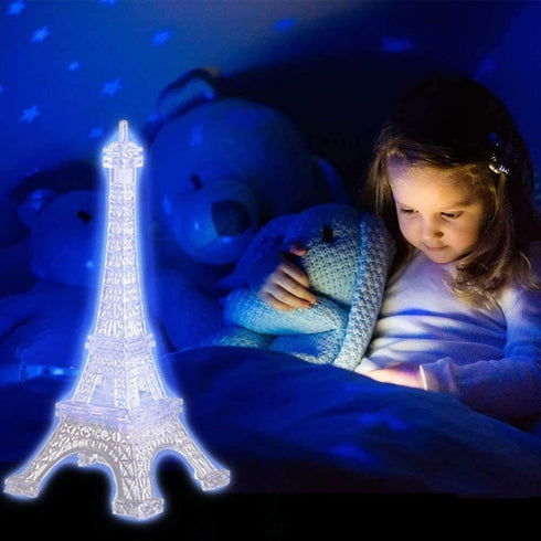 anso Large Color Changing Eiffel Tower LED Night Light