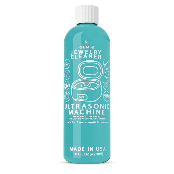 Instant Shine Cleaners Professional Ultrasonic Jewelry & Eyeglass Cleaner Solution - Removes Smudges, Fingerprints &