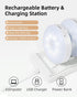 1000mAh 3 12 Closet Dimmable (3 Packs) EZVALO Under Cabinet Lighting with Charging Station, Rechargeable Puck Lights