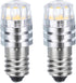MECCANIXITY 3V/0.12A E10 Mini LED Light Bulbs, 2Pcs Miniature Screw Bulbs for Scientific Experiment Lighting