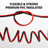 12 100FT, 2 12 12V/24V NAOEVO Gauge Wire Conductors Electrical Wire Red Black Cable, Flexible/Low Voltage/PVC AWG