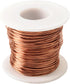 Fielect 0.55mm Dia Enameled Copper Magnet Wire (24 AWG) 164Ft Length for Transformers