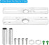 4" 4 Set 1/8IP 1/4IP Set PATIKIL Light Crossbar Kit, Universal Light Fixture Mounting Bracket with and Tap Center Hole