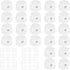 IFOKAMOG 24 Pack Cord Organizer Holder, Magnetic Desk Cable Clips Management, Rotatable Spring
