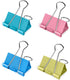 Medium Binder Clips - 1.25 Inch Length - Colorful - Pack of 40 for Office