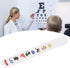 Fixation Stick Vision Tester, Clear Colorful Animal Patterns, Waterproof Coating Thicken, Kids Vision Test Card, 2