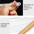 WOFICRET 10M,Clear,0.6mm*2.5mm High-Strength Silicone Tubing Thick Food Grade High Temp Pure Silicon Tube High Temp