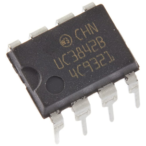10pcs UC3842B UC3842 High Performance PWM Current Mode Controller, 1 A, 8-Pin PDIP