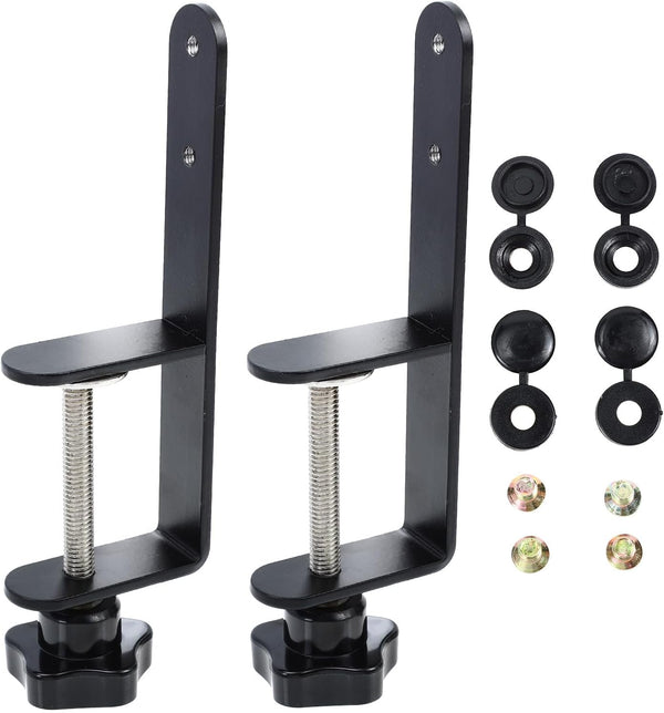 ARTSEWPLY 2 Pieces Vertical Pegboard Install Clips Pegboard Accessory Brackets for Industrial and