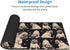 Pug Cute Black Cool FUUNY Dog Love Mouse Pad, XL Extended Non-Slip Rubber Base, 31.5 x 11.8 Inch