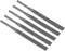 Pneumatic Air Metal File Set, 0.2" Shank Diameter, 5" Total Length, Coarse Tooth Polishing Rasps for Metal