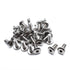 Biaungdo M6x15mm Stainless Steel Flat Head Hex Socket Cap Bolts Screws Fastener, Pack of 30 Countersunk Connector