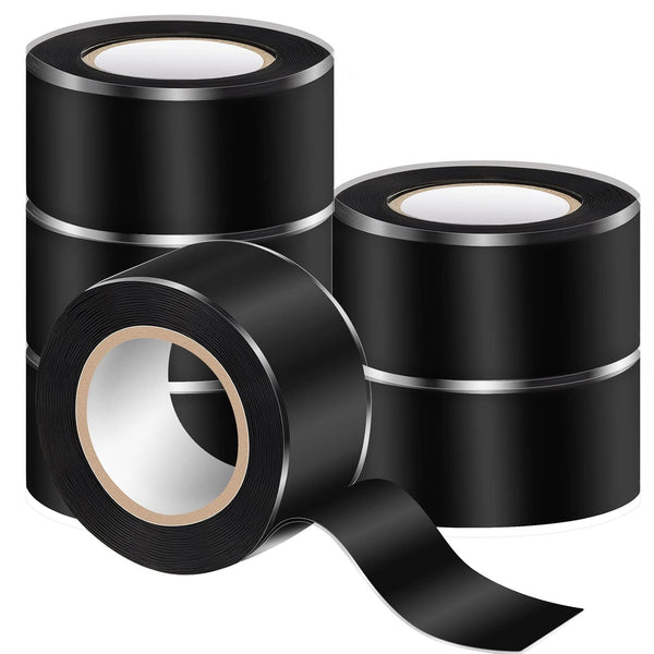 Amylove 6 Roll Self Fusing Silicone Tape, 1in(W) x10ft(L) Waterproof Rubber Tape for Pipe Repair, Electrical Wire, Tool