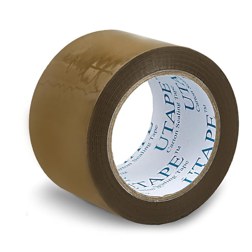 Singles Brown Shipping Tape Heavy Duty Packing Tape 3 inches x 77 Yards for Moving Office Storage