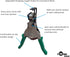 Heavy Duty Automatic Wire Stripper Tool, Wire Cutter/Wire Stripper for 8-20 AWG Solid and 10-22 AWG Stranded Wire