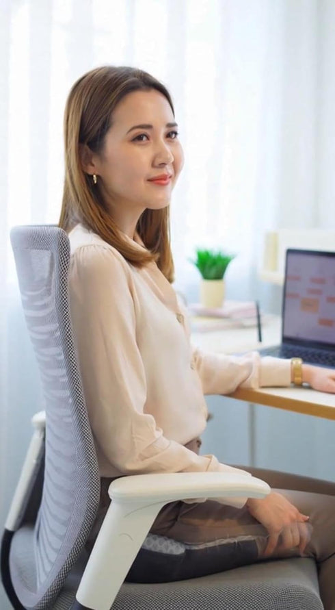KWYBOW Tailbone Seat Cushion for Pain Relief X-Large,Ergonomic Office Chair Cushions for Butt Hip Lower Back & Sciatica