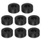 8pcs Rubber Spacer, 1 Inch OD, 0.47 Inch ID, 0.4 Inch Thick Neoprene Round Anti Vibration Isolation Pads, Black, for