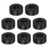 8pcs Rubber Spacer, 1 Inch OD, 0.47 Inch ID, 0.4 Inch Thick Neoprene Round Anti Vibration Isolation Pads, Black, for