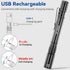 2Pack PL9000, 5Mode Pen Flashlight Rechargeable Bright Pen Light Flashlight High Lumens, Waterproof Pocket Flashlights